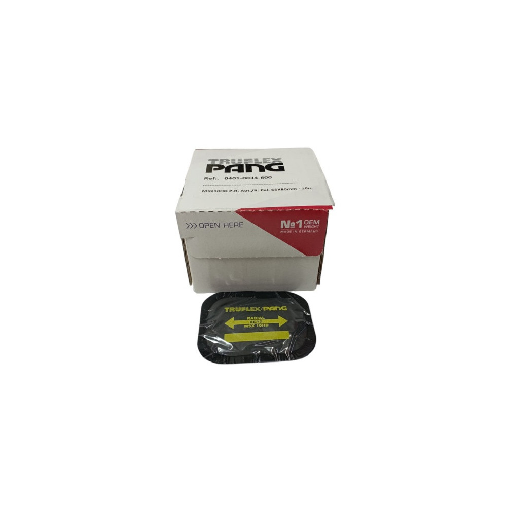 CAJA PARCHES TRUFLEX PANG 65X80mm 10U