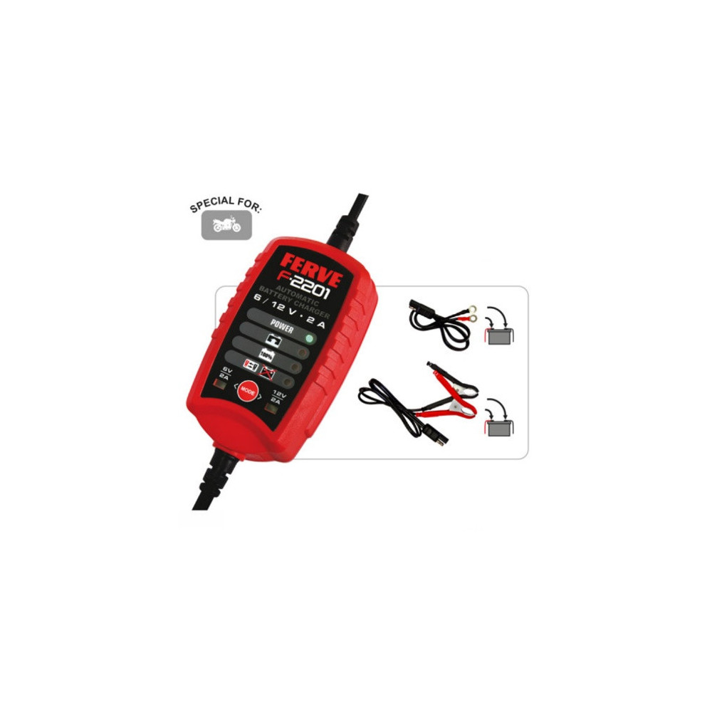 FERVE CARGADOR MANTENEDOR BATERIA 2A