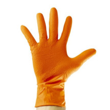 GUANTES NITRILO DIAMANTADO T.M.CAJA 100