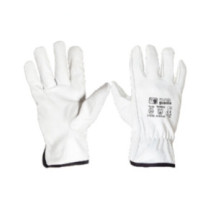 GUANTES PIEL VACUNO BLANCO BABIECA L
