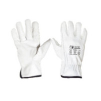 GUANTES PIEL VACUNO BLANCO BABIECA L