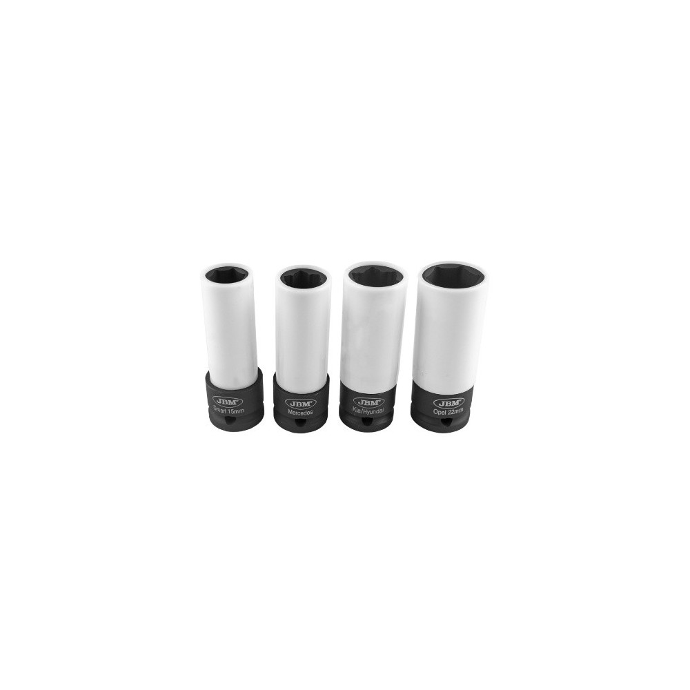 ESTUCHE 4 VASOS IMPACTO 1/2 ALEACION