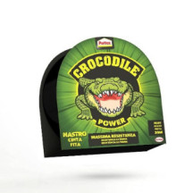 CINTA AMERICANA CROCODILE NEGRA 8X20M