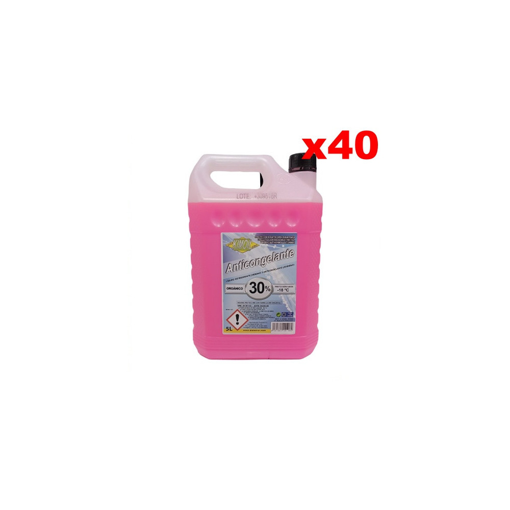 ANTICONGELANTE 30% ROSA 5L X40