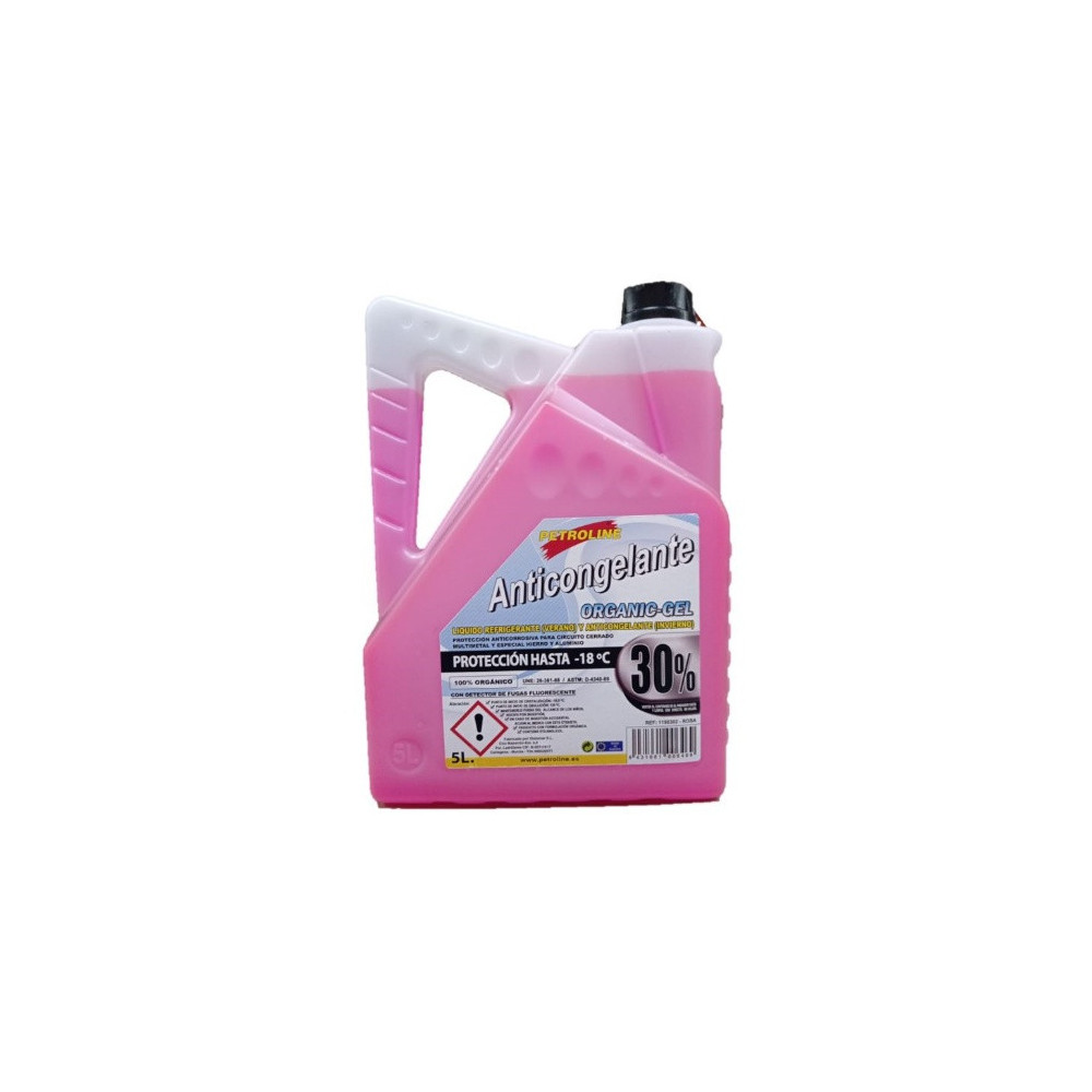 ANTICONGELANTE ORGANICO 30% ROSA 5L