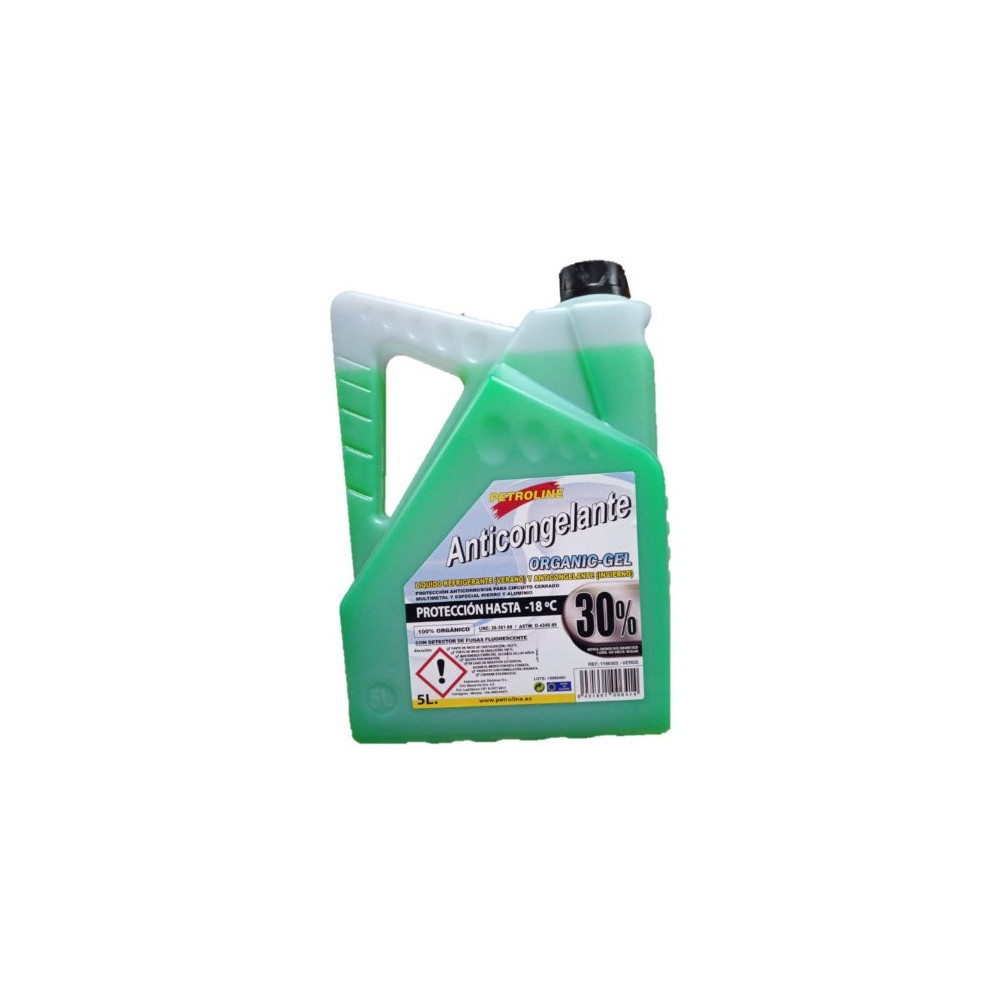 ANTICONGELANTE ORGANICO 30% VERDE 5L