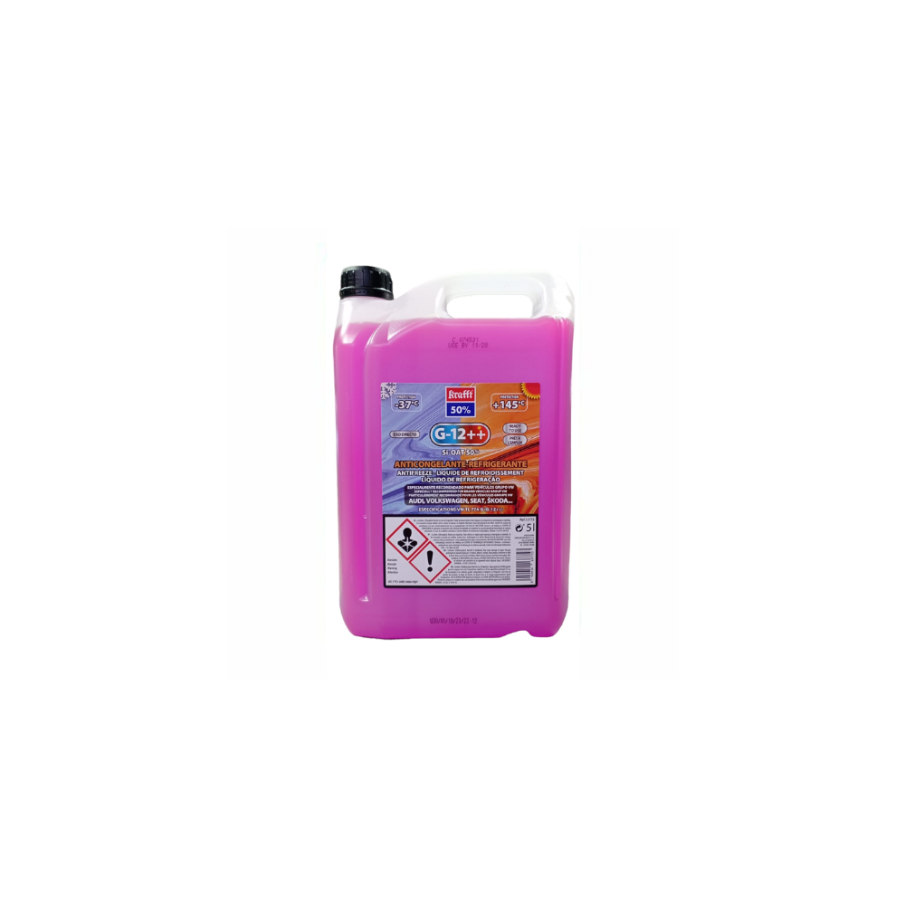 KRAFFT ANTICONGELANTE 50%G12++ ROSA 5L