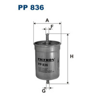 Filtro combustible FILTRON PP836