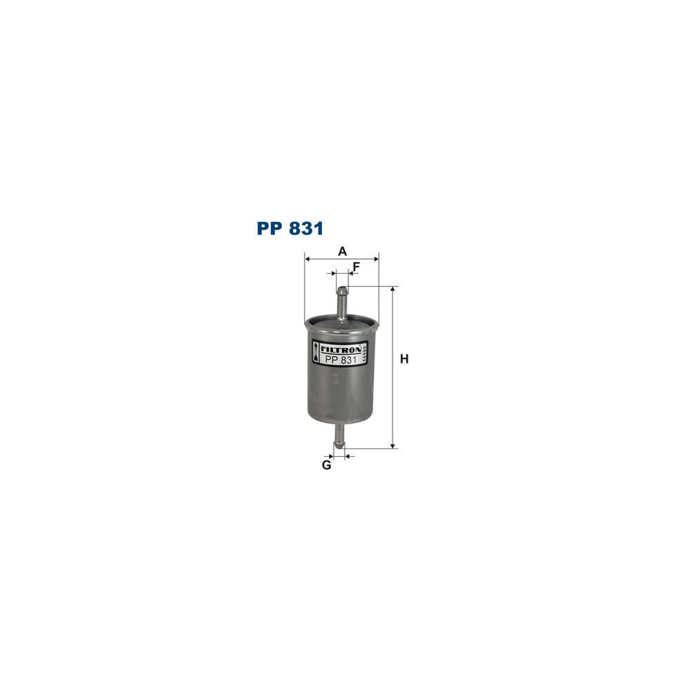 Filtro combustible FILTRON PP831