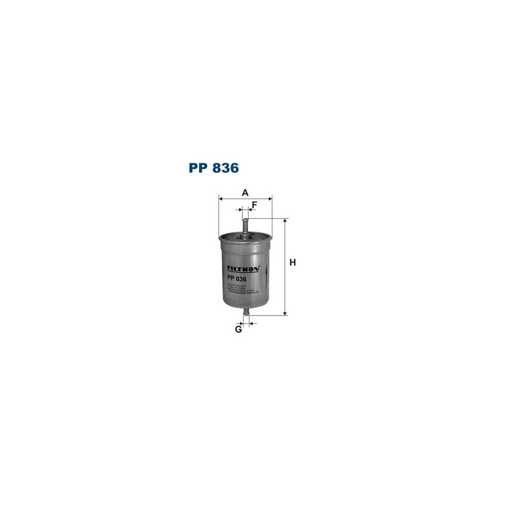 Filtro combustible FILTRON PP836