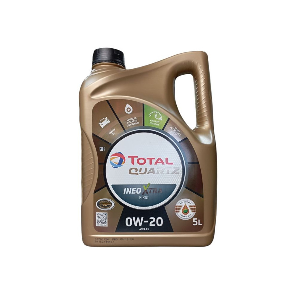 TOTAL QUARTZ INEO XTRA FIRST 0W20 5L.